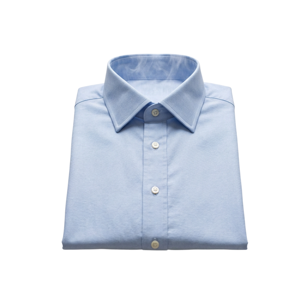 Air-dried shirt preserving fabric texture